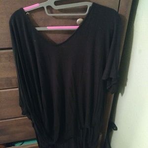 Maurices black detail back top